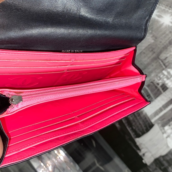 Authentic Chanel Cambon Line Quilted Flap Long Wallet - Picture 15 of 17